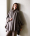 MERINO WOOL PONCHO STOLE