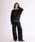 MERINO WOOL WIDE PANTS