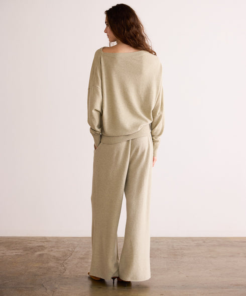 MERINO WOOL WIDE PANTS