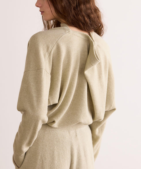 MERINO WOOL 2WAY PULLOVER