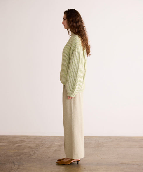 MIX MOHAIR CARDIGAN
