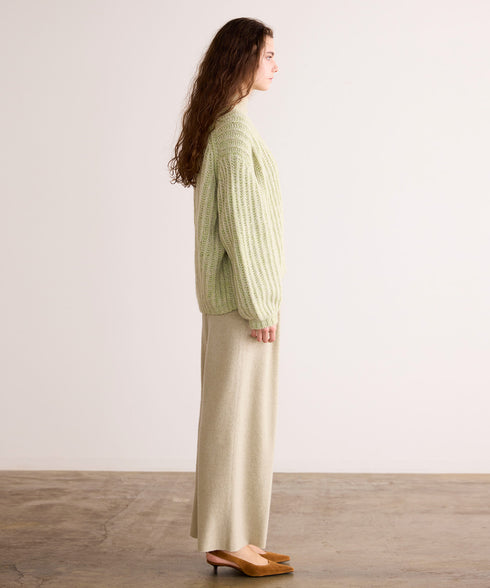 MIX MOHAIR CARDIGAN
