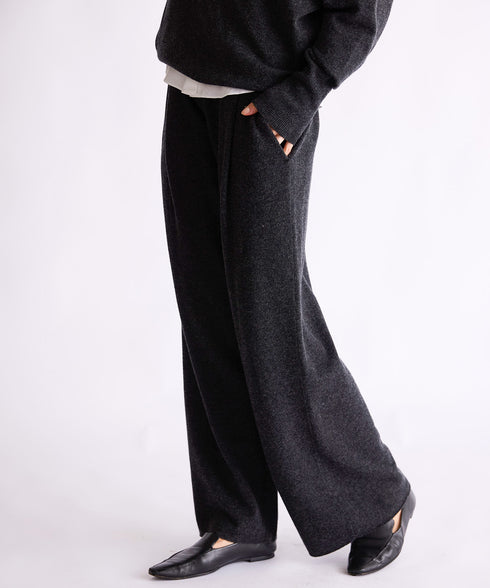 MERINO WOOL WIDE PANTS