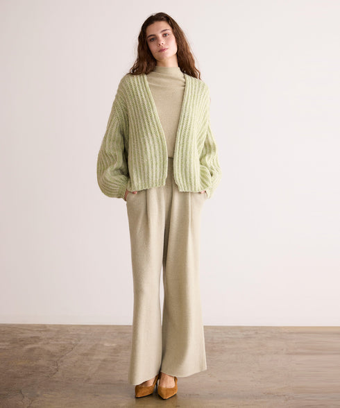 MIX MOHAIR CARDIGAN