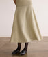 MERINO WOOL FLARE SKIRT
