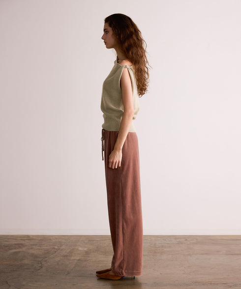 MERINO WOOL ASYMMETRY VEST
