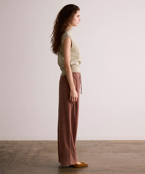 MERINO WOOL ASYMMETRY VEST