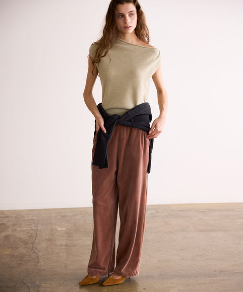 MERINO WOOL ASYMMETRY VEST