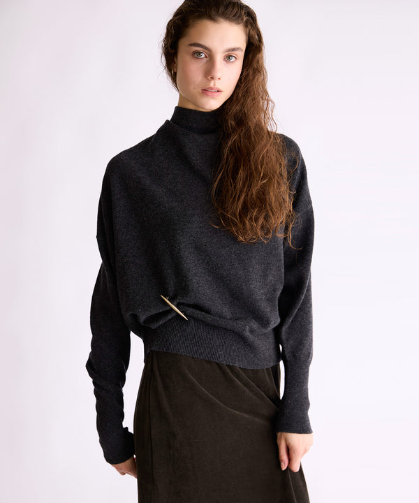 MERINO WOOL 2WAY PULLOVER