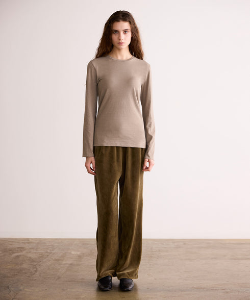 【coming soon】COTTON CASHMERE CREW NECK T