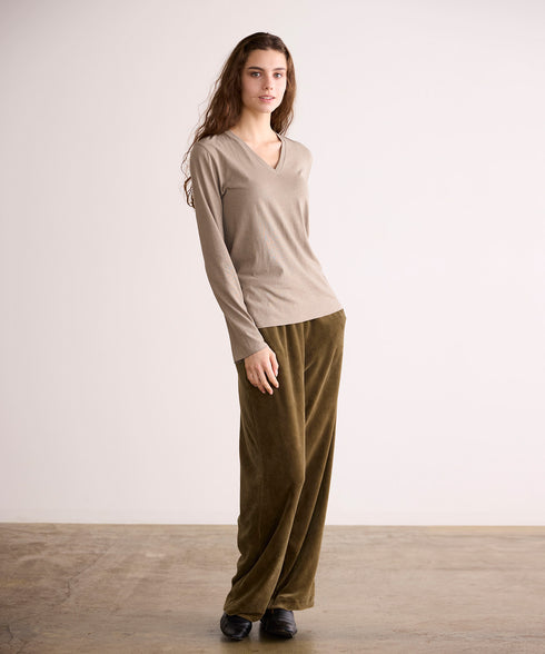 【coming soon】COTTON CASHMERE V-NECK T