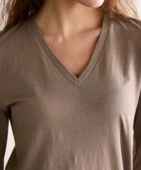 【coming soon】COTTON CASHMERE V-NECK T
