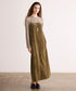 【coming soon】COTTON VELOUR CAMSOLE DRESS