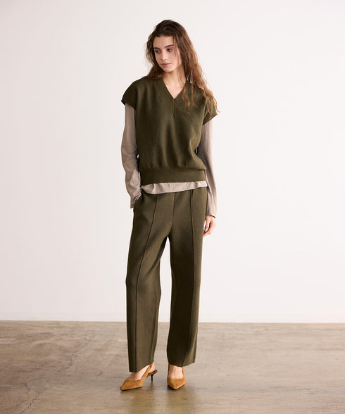 【8/28発売】COTTON SILK DOUBLEFACE PANTS