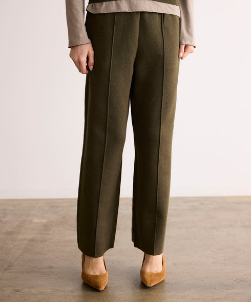 【8/28発売】COTTON SILK DOUBLEFACE PANTS