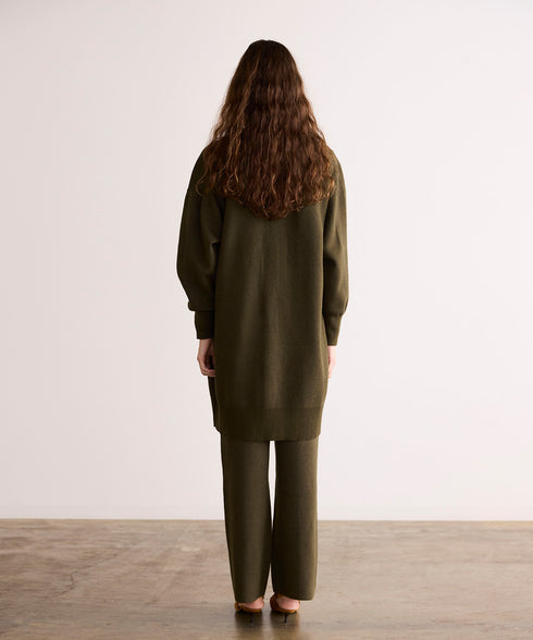 【8/28発売】COTTON SILK DOUBLEFACE LONG CARDIGAN