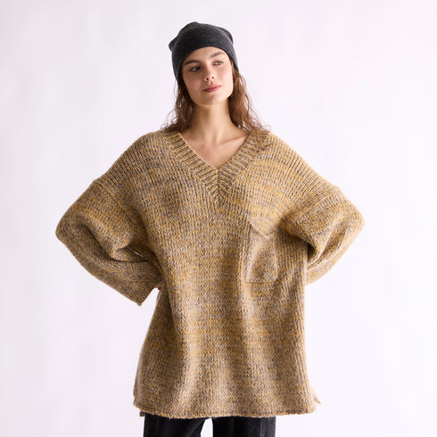 MIX MOHAIR PULLOVER