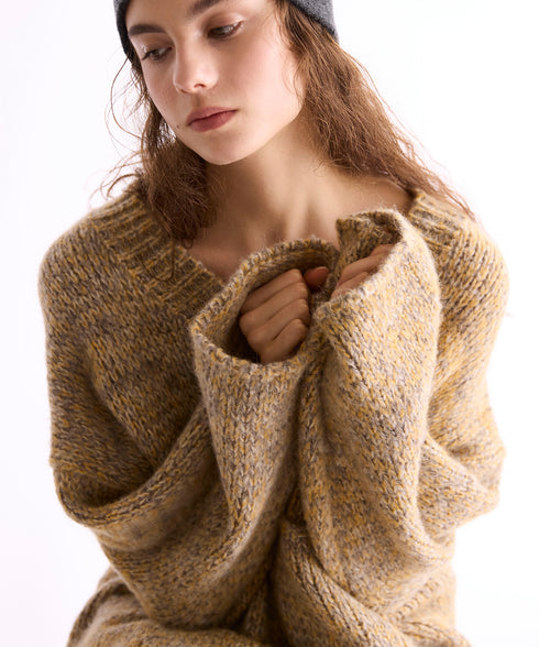 MIX MOHAIR PULLOVER