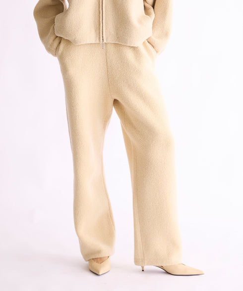 BOUCLE KNIT PANTS