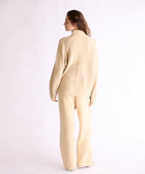 BOUCLE KNIT PANTS