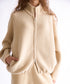 BOUCLE KNIT ZIP BLOUSON