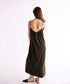 【coming soon】COTTON VELOUR CAMSOLE DRESS