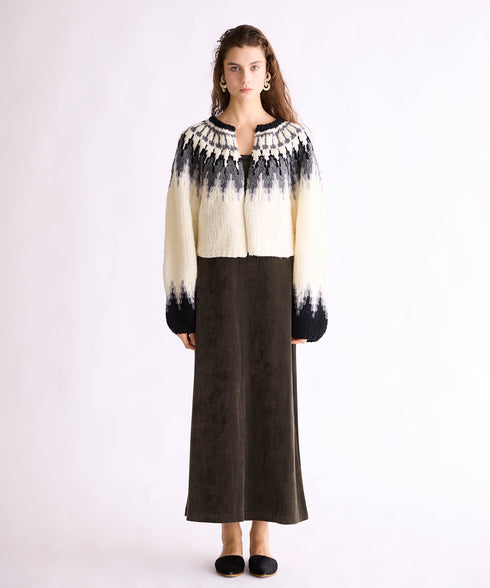 NORDIC HAND KNIT CARDIGAN