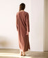 【coming soon】COTTON VELOUR DEEP V-NECK DRESS