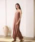【coming soon】COTTON VELOUR CAMSOLE DRESS