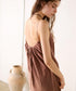 【coming soon】COTTON VELOUR CAMSOLE DRESS