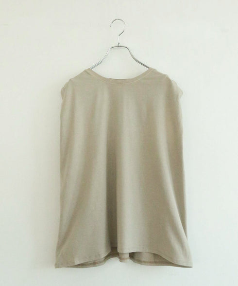 natural dye mint jersey sleeveless top