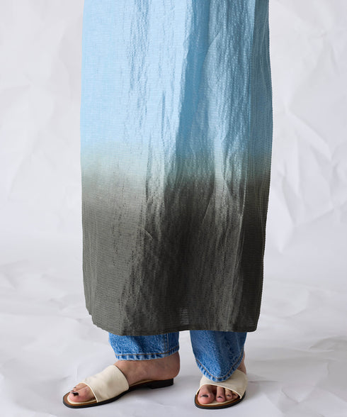natural dye seersucker camisole dress