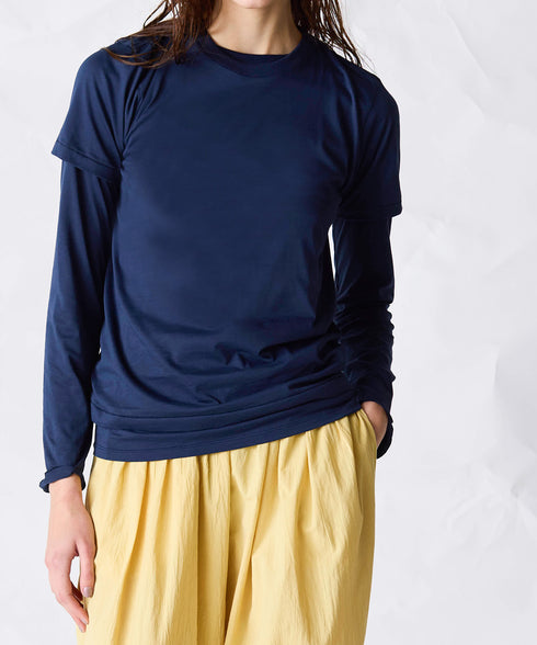 organic cotton jersey long sleeve tee