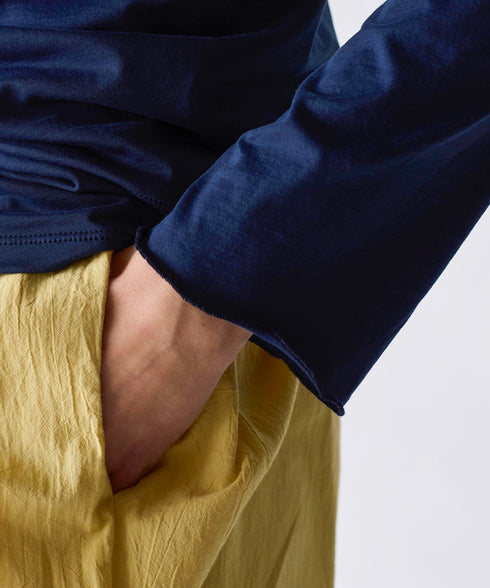 organic cotton jersey long sleeve tee