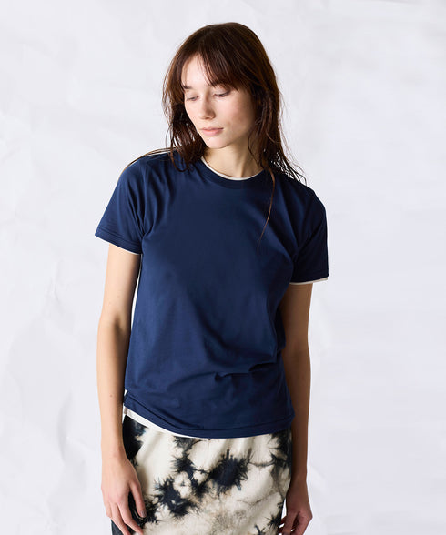 organic cotton jersey basic fit tee