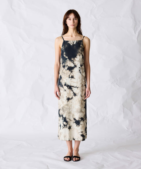 natural dye silk nep camisole dress