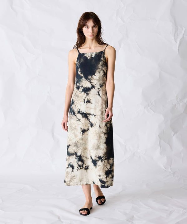 natural dye silk nep camisole dress