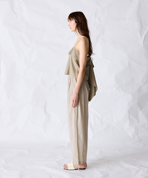 natural dye silk nep wrap camisole