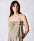 natural dye silk nep wrap camisole