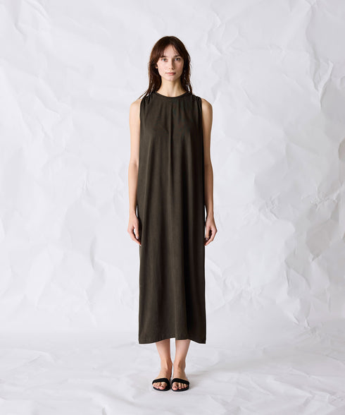 natural dye mint jersey dress