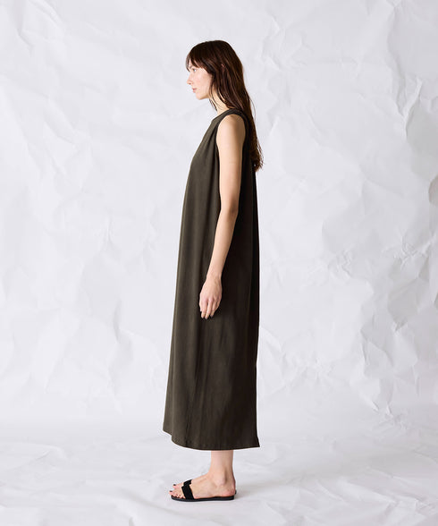 natural dye mint jersey dress