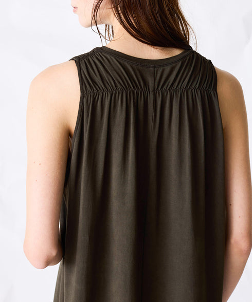 natural dye mint jersey dress
