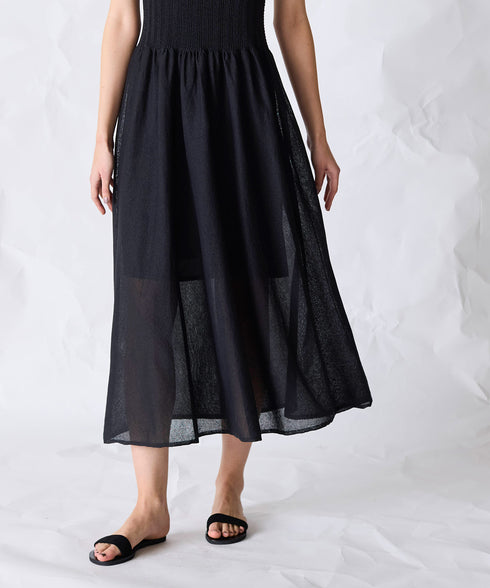 paper rib knit dress