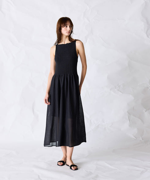 paper rib knit dress