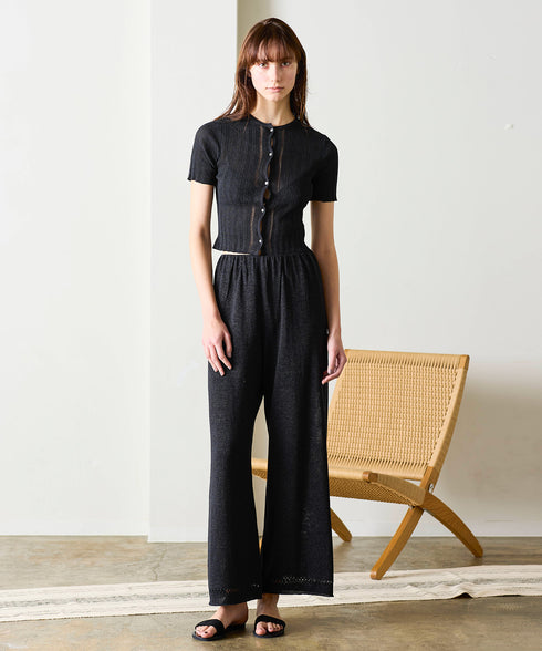 paper rib knit 2way top