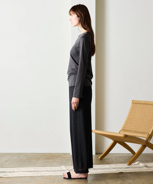 organic cotton jersey long sleeve tee