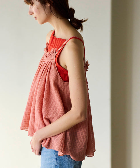 paper rib knit camisole