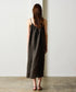 natural dye linen camisole dress