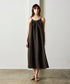 natural dye linen camisole dress