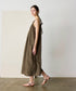 natural dye linen camisole dress